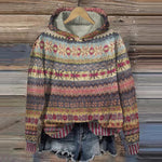 Damska Ciepła Bawełniana Bluza z Kapturem | Nowoczesna Oversize Hoodie 0