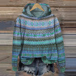 Damska Ciepła Bawełniana Bluza z Kapturem | Nowoczesna Oversize Hoodie 2