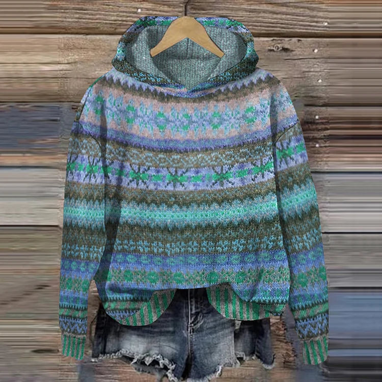Damska Ciepła Bawełniana Bluza z Kapturem | Nowoczesna Oversize Hoodie 2