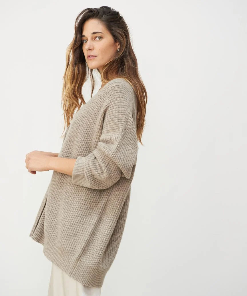 Damski Miękki Sweter Kardigan | Elegancki Oversize na Jesień Zimę 1