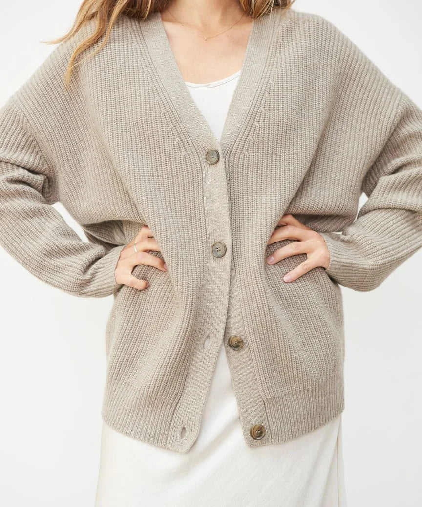 Damski Miękki Sweter Kardigan | Elegancki Oversize na Jesień Zimę 2