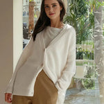 Damski Miękki Sweter Kardigan | Elegancki Oversize na Jesień Zimę 7