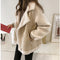 Damski Pluszowy Płaszcz Zimowy | Wygodny Oversize Shearling Coat 0