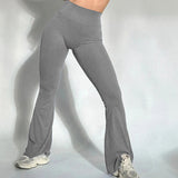 Damskie Elastyczne Legginsy Push-Up | Stylowe Bootcut z Wysokim Stanem 2