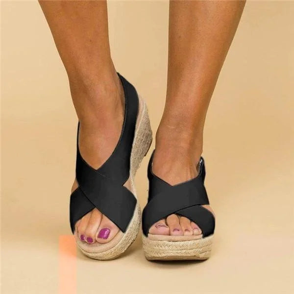 Damskie Ortopedyczne Espadryle Na Koturnie | Wygodne I Stylowe Wkładki Komfortowe 0