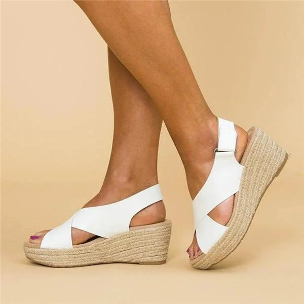Damskie Ortopedyczne Espadryle Na Koturnie | Wygodne I Stylowe Wkładki Komfortowe 4