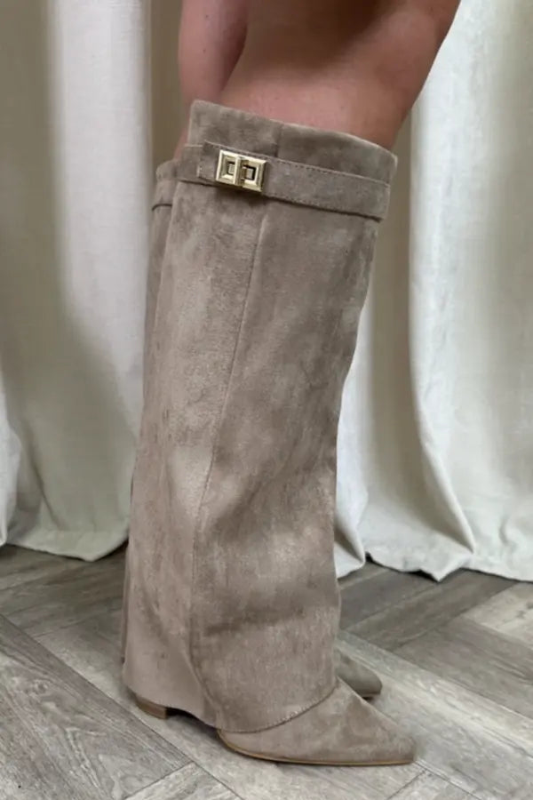 Damskie Skórzane Botki | Eleganckie Wysokie Obuwie na Zimę | Wygodne i Stylowe 5