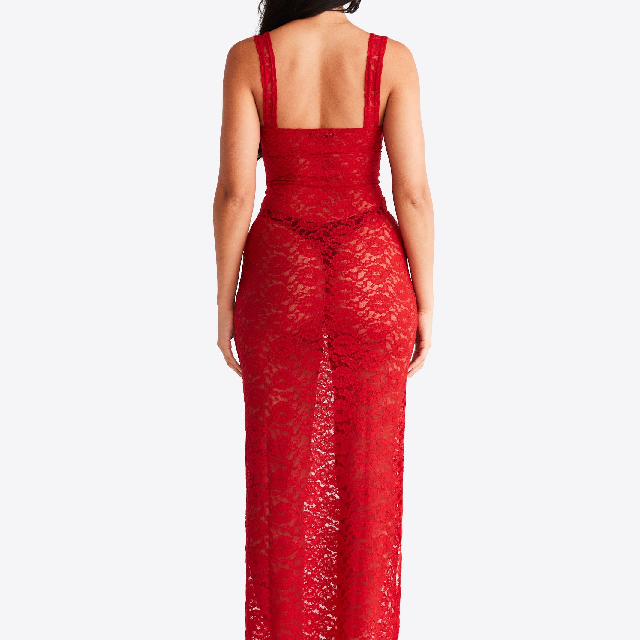 Kobieta Sukienka Sztruksowa Czerwona Sukienka na Wesele | Elegancka Vintage Dress z Kwadratowym Dekoltem 1