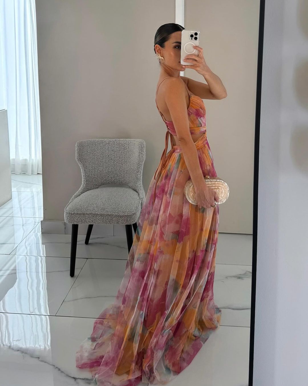 Sukienka Damska Kwiatowa Maxi | Elegancka Letnia Sukienka na Wesele 3