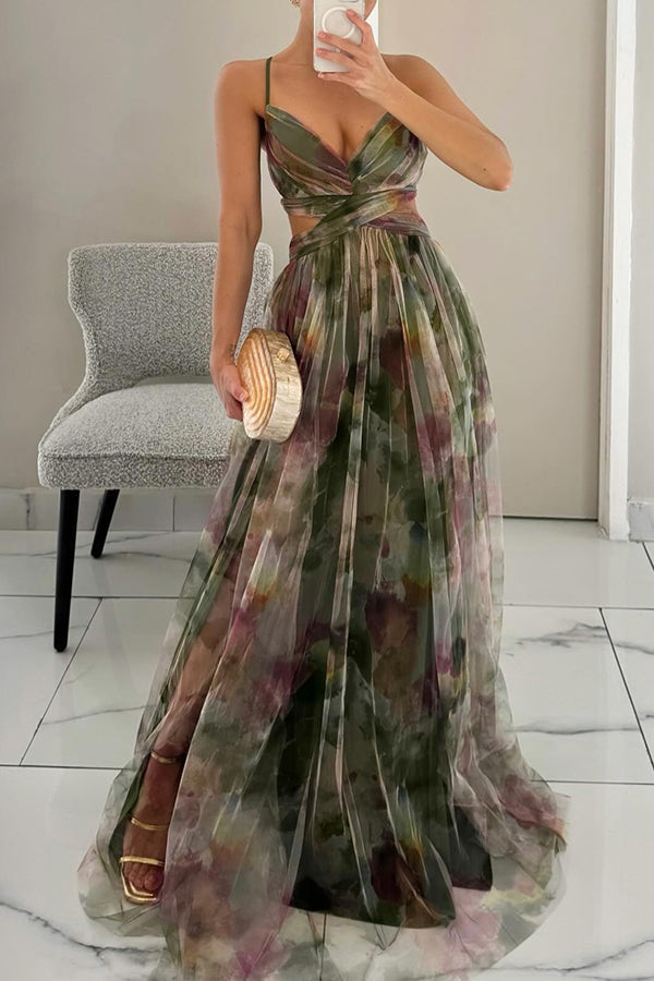 Sukienka Damska Kwiatowa Maxi | Elegancka Letnia Sukienka na Wesele 6