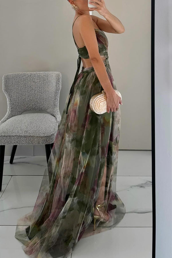 Sukienka Damska Kwiatowa Maxi | Elegancka Letnia Sukienka na Wesele 7