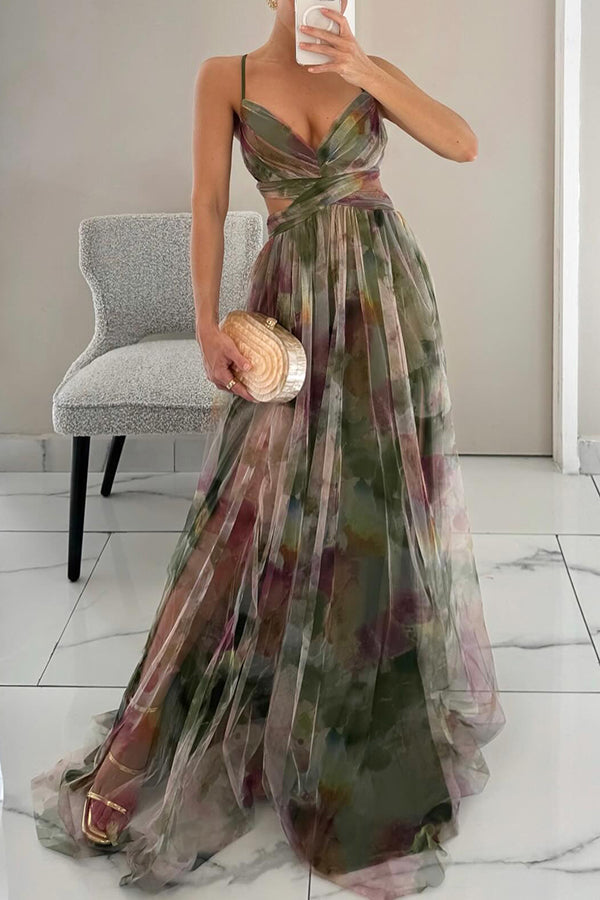 Sukienka Damska Kwiatowa Maxi | Elegancka Letnia Sukienka na Wesele 9